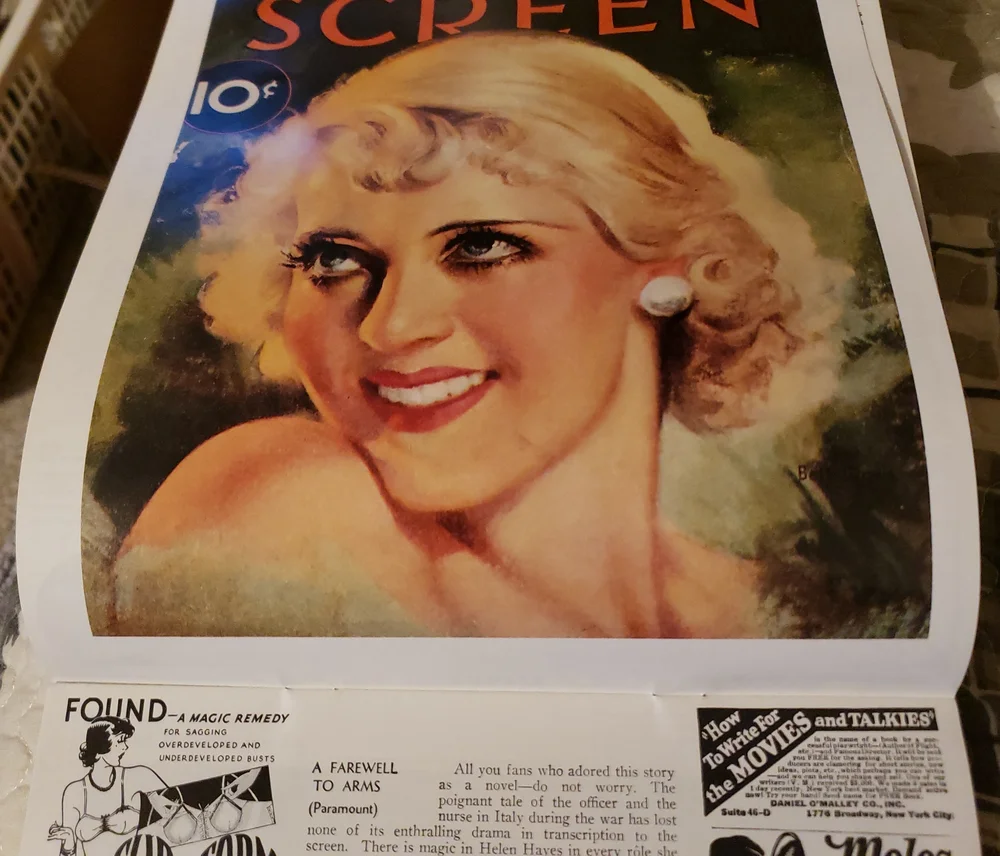 Modern Screen 1933 Movie Stars 1993 /2027 Calendar